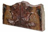 Tall, Red and Yellow Jasper Bookends - Marston Ranch, Oregon #210828-2